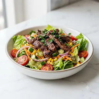 Ensalada Turca Con Carne