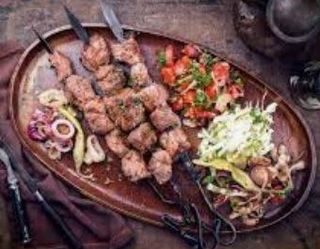 Shish kebab di agnello