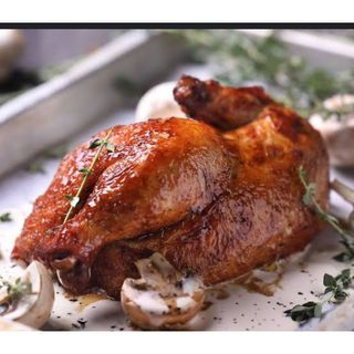 Fried 1/4 Chicken and Plain Chips