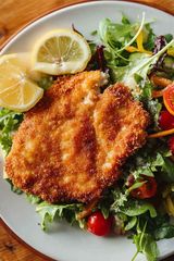 Plat escalope panée