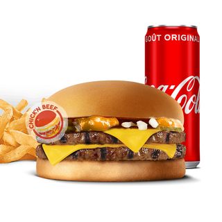 Menu Double Cheese Burger