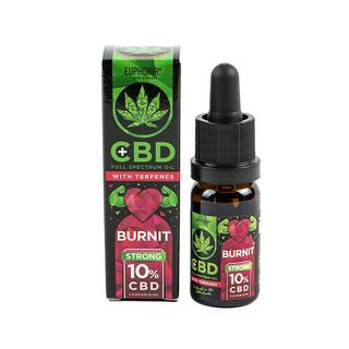 Óleo Euphoria 10% CBD com Terpenos: BURNIT