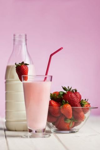 Jus au Lait Fraise 
