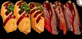 Nigiri De Salmón Y Atún Flameado (6 Pzs.)