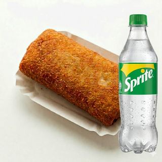 Zestaw pasztecik z mięsem wołowo - wieprzowym i Sprite 0,5l