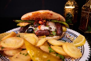 Sandwich Oeuf & Merguez avec Boisson aux Choix