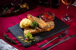 Saramura de crap cu mamaliguta