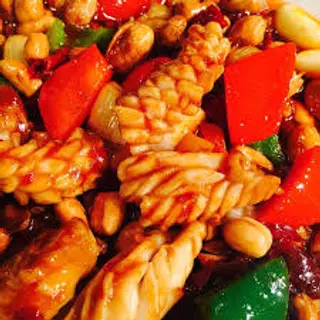 Sepia Con Salsa Picante