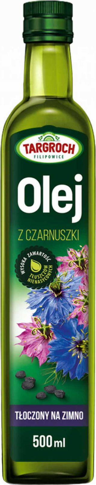 Olej z czarnuszki tłoczony na zimno 500ml Targroch