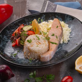 Сёмга с гарниром