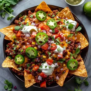 Assorted Dip Platter With Nachos (V)