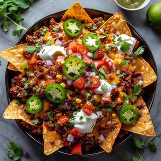 Assorted Dip Platter With Nachos (V)