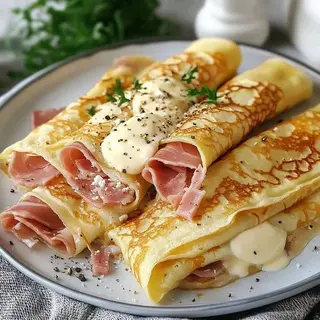 Crêpes Farcies Jambon Fromage