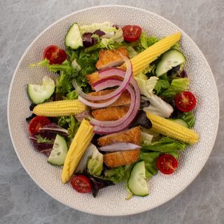 Ensalada Bangkok con pollo