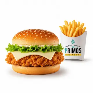  CRISPY CHICKEN BURGER 
