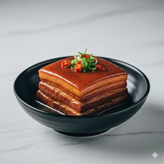 135 - Pancetta di maiale stufato Dongpo 东坡肉