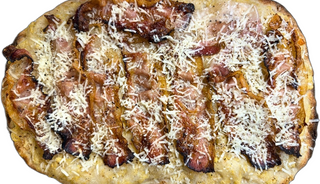 Pinsa gricia carciofosa