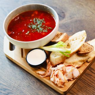 Борщ з салом	(400г)