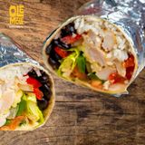 Super burrito XXL fajitas pollo