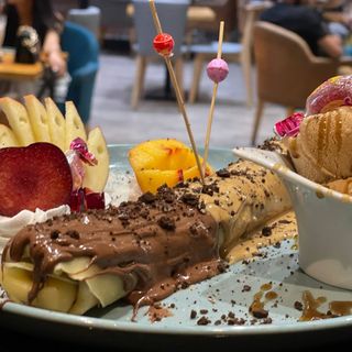 Crêpe Nutella Spéculoos A La Glace