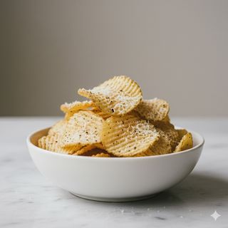 Patatine chips cacio e pepe