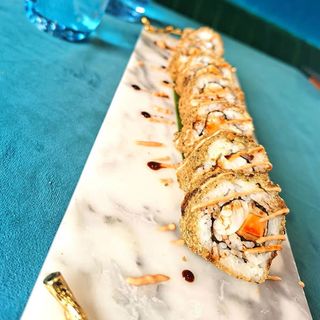 Langostino Algas Roll (8 Uds.)