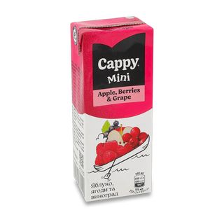 Сік Яблуко, Ягоди та Виноград 200мл