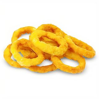 Anelli di cipolla pastellati 5 pezzi