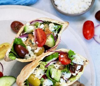 Menú pita de pollo
