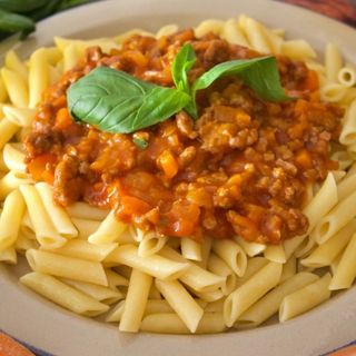 Macarrones boloñesa