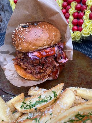 Burger Pulled pork
