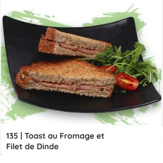 Toast au Fromage et Filet de Dinde