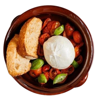 Burrata confit
