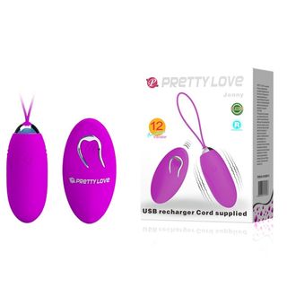 Huevo Vibrador Wireless Recargable 12 Modos Jenny Pretty Love