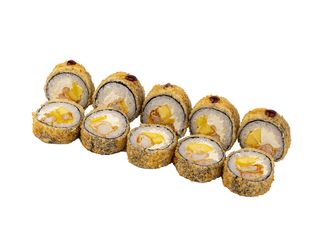 Roll tempura z krewetkami i mango (10 szt) (340g)
