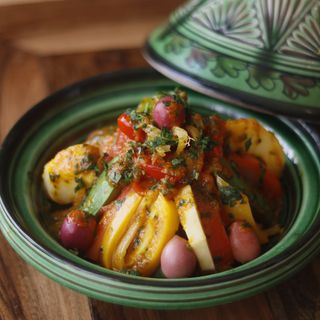 Tajine de Poulet aux Légumes de Saison