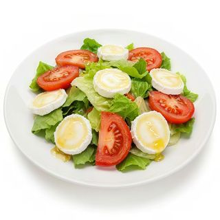 Ensalada de queso de cabra