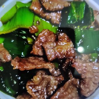 Ternera A La Plancha Con Puerros