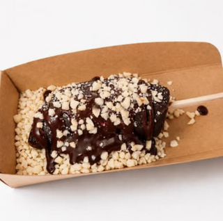 Chocoplátano De Chocolate Negro Y Almendra