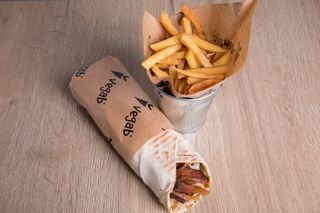 1 x Vegab + 1 x duże frytki