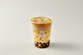 Black bubble coffee tea