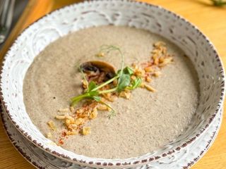 D Zupa krem ​​z grzybów