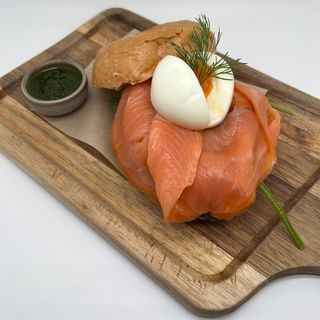Bagel de Salmón Ahumado, GF