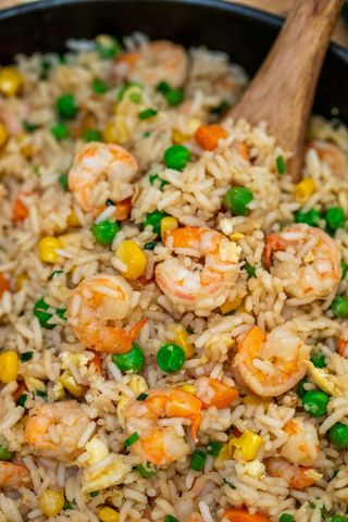 Fried Rice (Krewetki)
