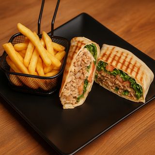 Sandwich Chawarma Poulet Fromage