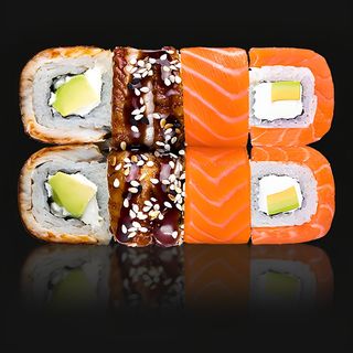 ФІЛАДЕЛЬФІЯ З ЛОСОСЕМ ТА ВУГРЕМ Big Fish (350 г)