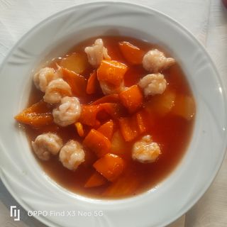 308 Gamberi    in salsa agrodolce 