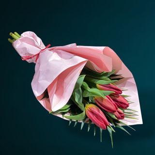 Buchet 5 Lalele Rosii