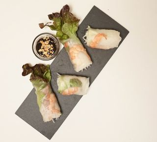 Gỏi Cuốn De Carne De Cerdo Con Gambas