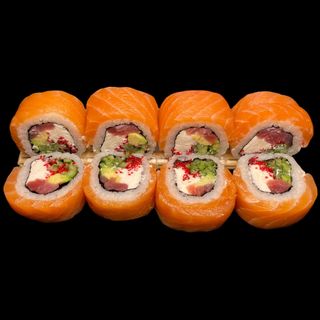 Філадельфія з лососем преміум рол (400г)